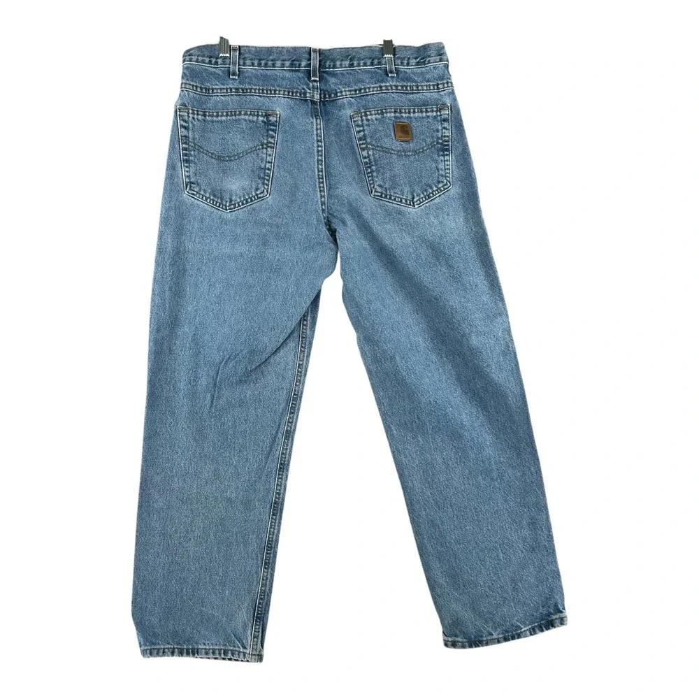 Carhartt Relaxed Fit Jeans Mens 38x30 (36x29) Denim Work‎ Pants Casual Y2K Baggy